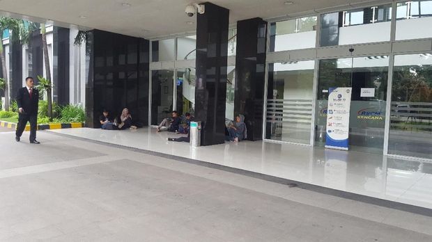 Suasana RSCM masih tampak sepi dari penjagaan.