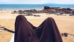 Foto: Mahluk Pencabut Nyawa di Pantai Selandia Baru