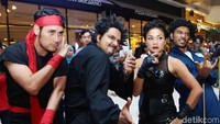 Mereka adalah Nirina Zubir, Cornelio Sunny dan Arifin Putra. Pool/Ismail/detikFoto.