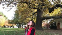 Ia juga pernah mengunjungi taman anggur Chandon Winery di California, Amerika Serikat (Instagram/shafaharris)
