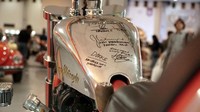 Volkswagen Motorcycles Built in Hell by retro Classic Cycles dikerjakan dalam waktu singkat hanya dalam tempo kurang lebih sebulan. Dok Kustomfest. 