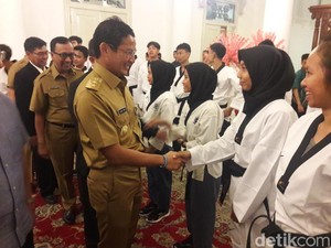 Lepas Kontingen Taekwondo, Sandi: Generasi Muda Harus Mental Juara