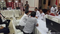 Partai Pengusaha dan Pekerja Indonesia (PPPI). Foto diambil saat mereka mendaftar ke KPU pada 21 November 2017 (Foto: Dwi Andayani/detikcom)