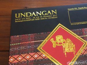 Ada Sentuhan Almarhum Ayah Bobby di Undangan Acara Adat di Medan