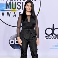 Busana yang dipakai Alessia Cara lebih cocok dipakai ke mal dibanding ajang bergengsi sekelas AMA 2017. Foto: Dok. Getty Images