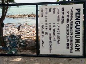 Koalisi Selamatkan Pulau Pari Kecam Pemasangan Plang oleh Polisi