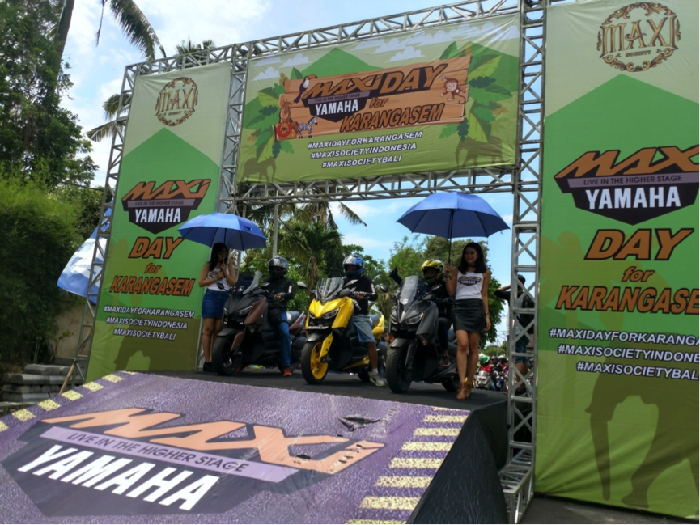 Warga Lokal dan Asing di Bali Gandrungi MAXI Yamaha