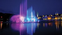 Foto: Aquanura Fountains di taman rekreasi Efteling, Belanda dibuat tahun 2012 lalu, untuk merayakan ulang tahun Efteling yang ke-60 (Efteling/CNN)