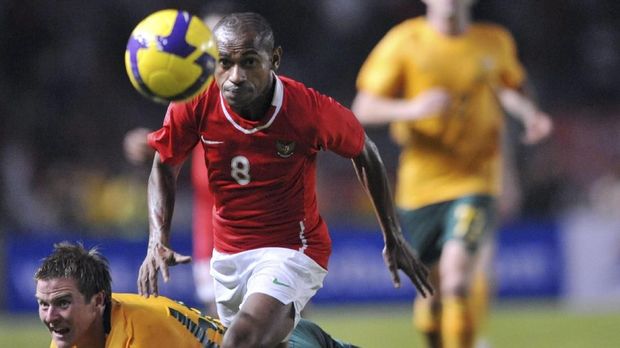 Elie Aiboy sudah memperkuat Timnas Indonesia sejak Piala AFF 2002.