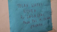 Laila Sari meninggal dunia pada Senin (20/11/2017) di kediamannya pukul 19.50 WIB. Foto: Ismail