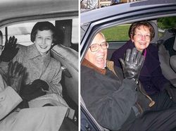 Potret Para Pasangan Setia Pose Ulang Seperti di Masa Silam