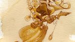 Wah, Lukisan Keren Bertema Steampunk Ini Digambar dari Air Teh!