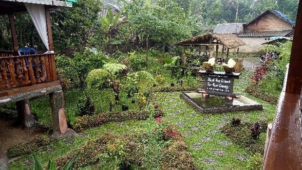 Homestay ini dibangun di lahan keluarga