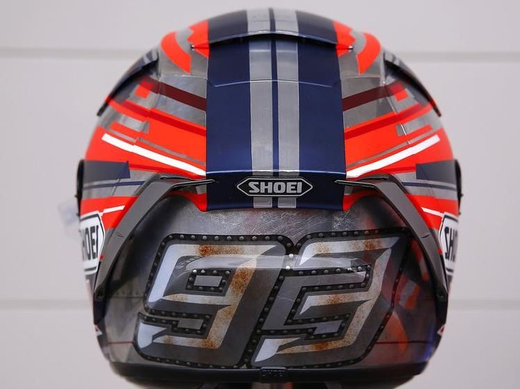 Semut-semut Merah di Helm Marc Marquez
