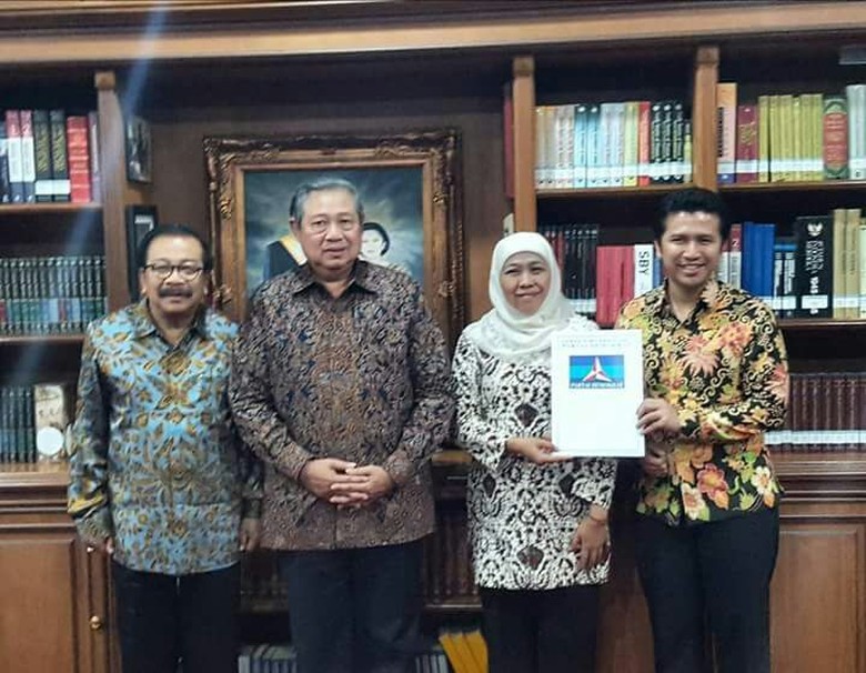 Khofifah: Pak SBY Bilang Demokrat Akan All Out Khofifah: Pak SBY Bilang Demokrat Akan All Out