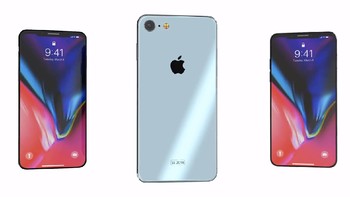 Untuk membuka kunci layarnya juga menggunakan Face ID. Foto: Internet