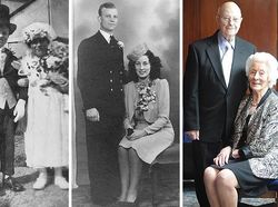 Potret Para Pasangan Setia Pose Ulang Seperti di Masa Silam