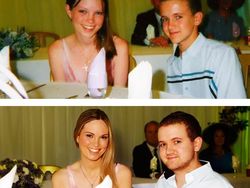 Potret Para Pasangan Setia Pose Ulang Seperti di Masa Silam