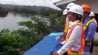 Rini Cek Jembatan Holtekamp di Papua yang Dibanggakan Jokowi
