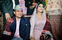 Kahiyang Ayu dan Bobby Nasution saat acara adat pemberian marga