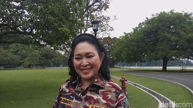Titiek Soeharto dan FKPPI Temui Presiden Jokowi di Istana Bogor