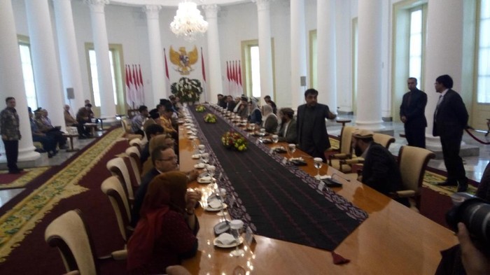 Majelis Perdamaian Afghanistan Temui Jokowi-JK di Istana Bogor