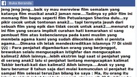 Salah satu netizen mengungkapkan tudingan pelecehan atas agama islam karena menggambarkan penjahatnya berjenggot. (Dok. Facebook)