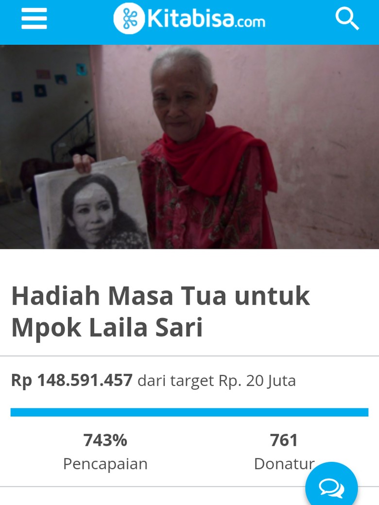 Netizen Sempat Buka Donasi untuk Bantu Perekonomian Laila Sari Netizen Sempat Buka Donasi untuk Bantu Perekonomian Laila Sari