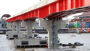 Foto: Mantap, Pembangunan LRT Palembang Lebih Cepat dari Target
