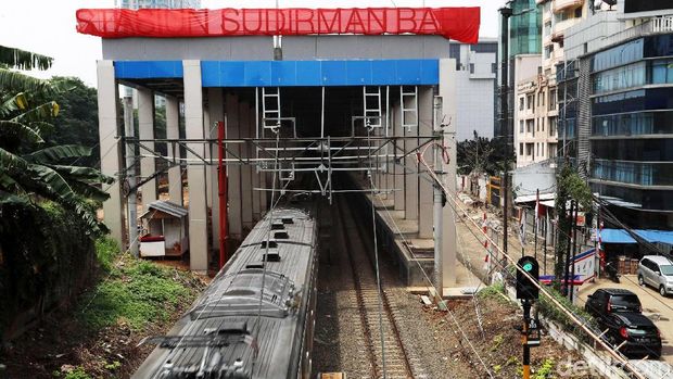 Penampakan Terkini Stasiun Sudirman Baru