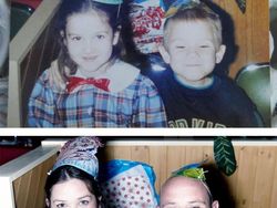 Potret Para Pasangan Setia Pose Ulang Seperti di Masa Silam