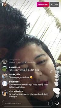 Apa Adanya Pengantin Baru Kahiyang Bobby Saat Live Di Instagram