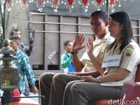 Simulasi Kirab pernikahan Kahiyang-Bobby di Medan / 