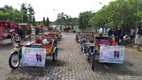 Wedding organizer pernikahan Kahiyang-Bobby, Fauzi menjelaskan nanti akan ada 60 becak motor yang disiapkan saat hari H.