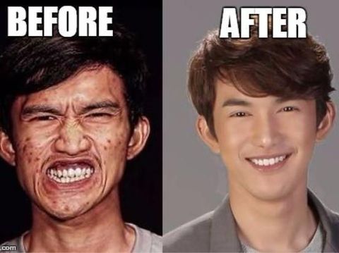 Viral, Foto Sebelum dan Sesudah Pria Buruh Pabrik Kini Mirip Bintang K-Pop