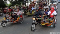 Sebanyak 37 bentor akan mengiringi arak-arakan ngunduh mantu Kahiyang-Bobby.