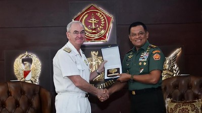Panglima TNI Terima Kunjungan Kehormatan Kasal Spanyol