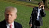 Ia akan mendampingi sang ayah terbang ke Palm Beach, Florida. (Foto: Dok. REUTERS/Carlos Barria)