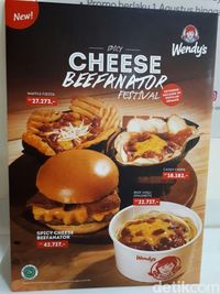Yang Baru dari Wendy's, Burger dan <i>Waffle French Fries</i> Berlumur Saus Keju