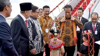 Pantauan detikcom, Jokowi tiba di Kuching Internasional Airport sekira pukul 09.45 waktu setempat atau 08.45 WIB. (Foto: Dok. Biro Pers Setpres)