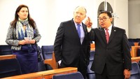 Ada beberapa kegiatan yang dilakukan delegasi DPR di Polandia. Mulai dari pertemuan dengan Senat Polandia, bertemu dengan Menteri Pertanian dan Pembangunan Pedesaan Polandia, hingga pembahasan pembentukan Forum Konsultasi Bilateral (FKB) Indonesia-Polandia. (dok Twitter @fadlizon).