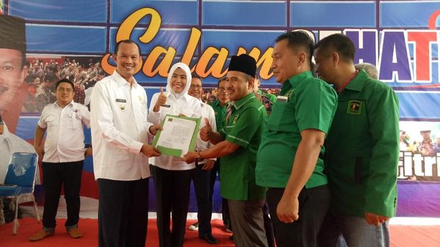 PPP Usung Pasangan Petahana Harno-Fitri untuk Pilwalkot Palembang