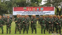 Pasukan pengamanan ini datang dari kesatuan TNI dan Polri.