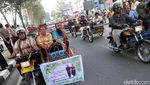 Bentor Ramaikan Simulasi Kirab Kahiyang-Bobby