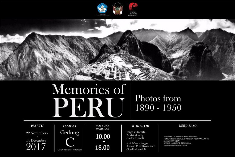 74 Karya Fotografi Peru dari Tahun 1890-1950 Dipajang di Jakarta 74 Karya Fotografi Peru dari Tahun 1890-1950 Dipajang di Jakarta