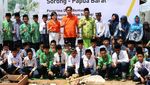 Mega Berbagi Bangun Ruang Perpustakaan di Sorong