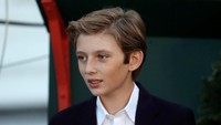 Barron diketahui memiliki hobi bermain sepakbola (Foto: Dok. REUTERS/Carlos Barria)