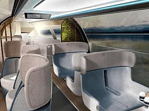 Desain Keren Kereta di Masa Depan: Ada Gym & Tempat Main PS