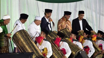 Presiden Jokowi Hadiri Munas Alim Ulama NU di Mataram