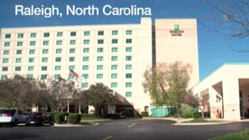Di sini hotel tempat acara pertama Konferensi Bumi Datar dilangsungkan. Konferensi berikutnya direncanakan bertempat di Denver, AS, 15-19 November 2018. Foto: BBC